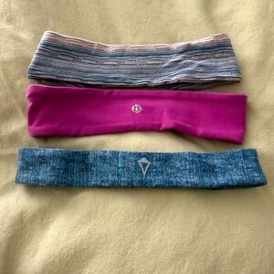 Athletic Headbands – Lot of 3 (Lululemon and Ivivva)